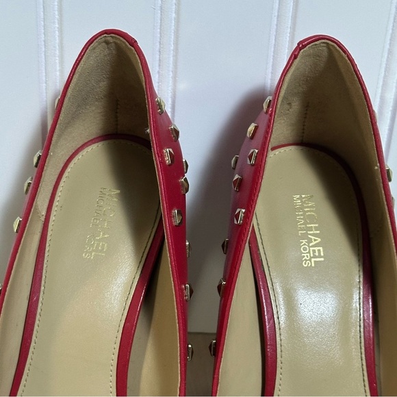 MICHAEL MICHAEL KORS Keke Pointed Pumps  9.5M Leather Slip-on Stiletto Business - Picture 5 of 16